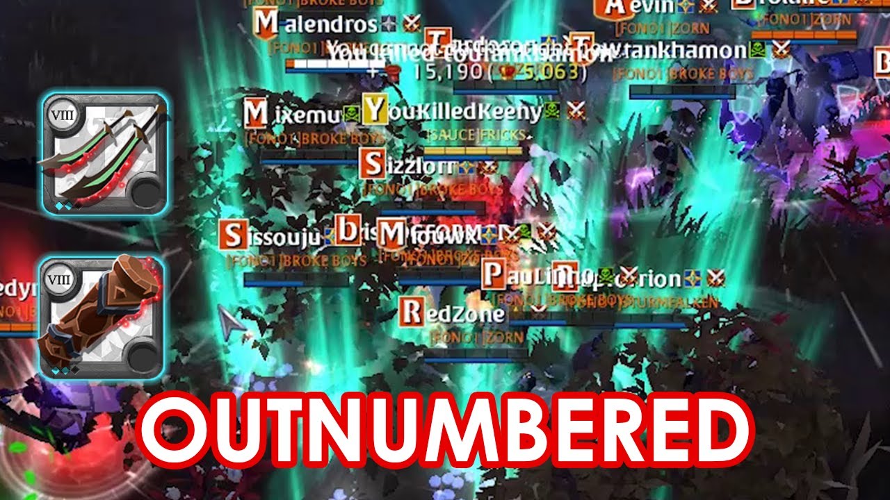 Albion Online PVP 1: Galatines & Grovekeeper | Outnumbered Thrillseeker