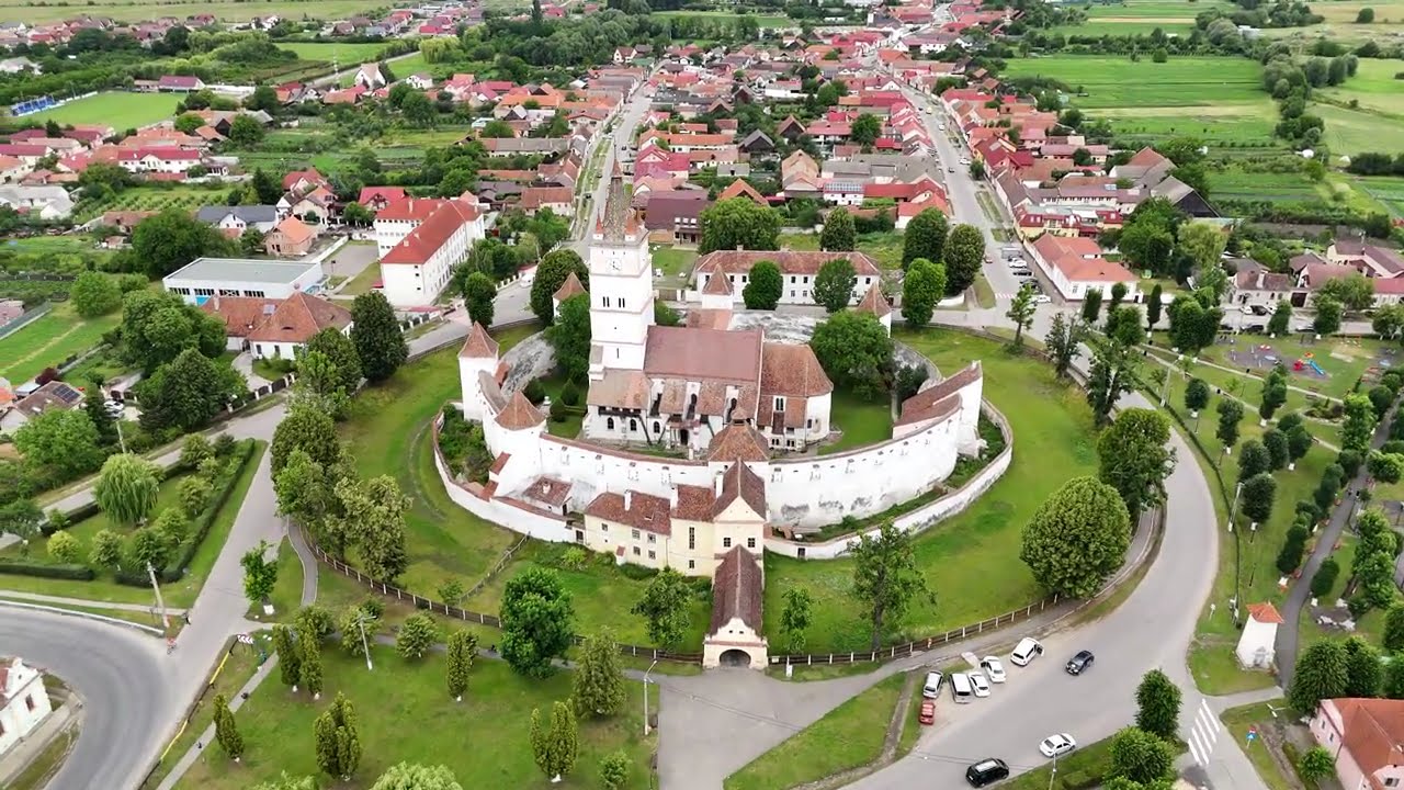 Harman fortified church #dji #drone #dronevideoproduction #romania #history #travelphotography