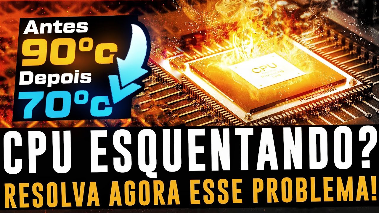 COMO DIMINUIR A TEMPERATURA DO PROCESSADOR ! CPU ESQUENTANDO NOS JOGOS ? SOLUÇÃO PARA PC ESQUENTANDO