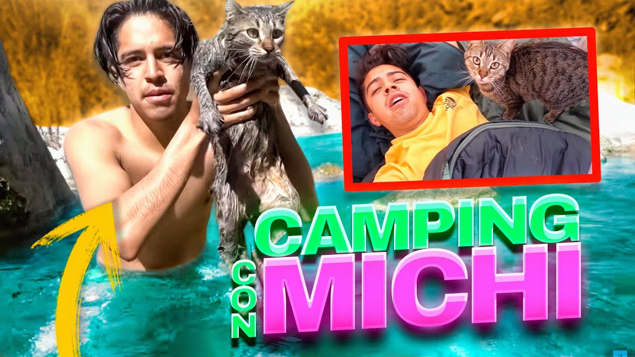 ACAMPANDO CON MICHI (NOS BAÑAMOS EN UN RIO) - Dororock