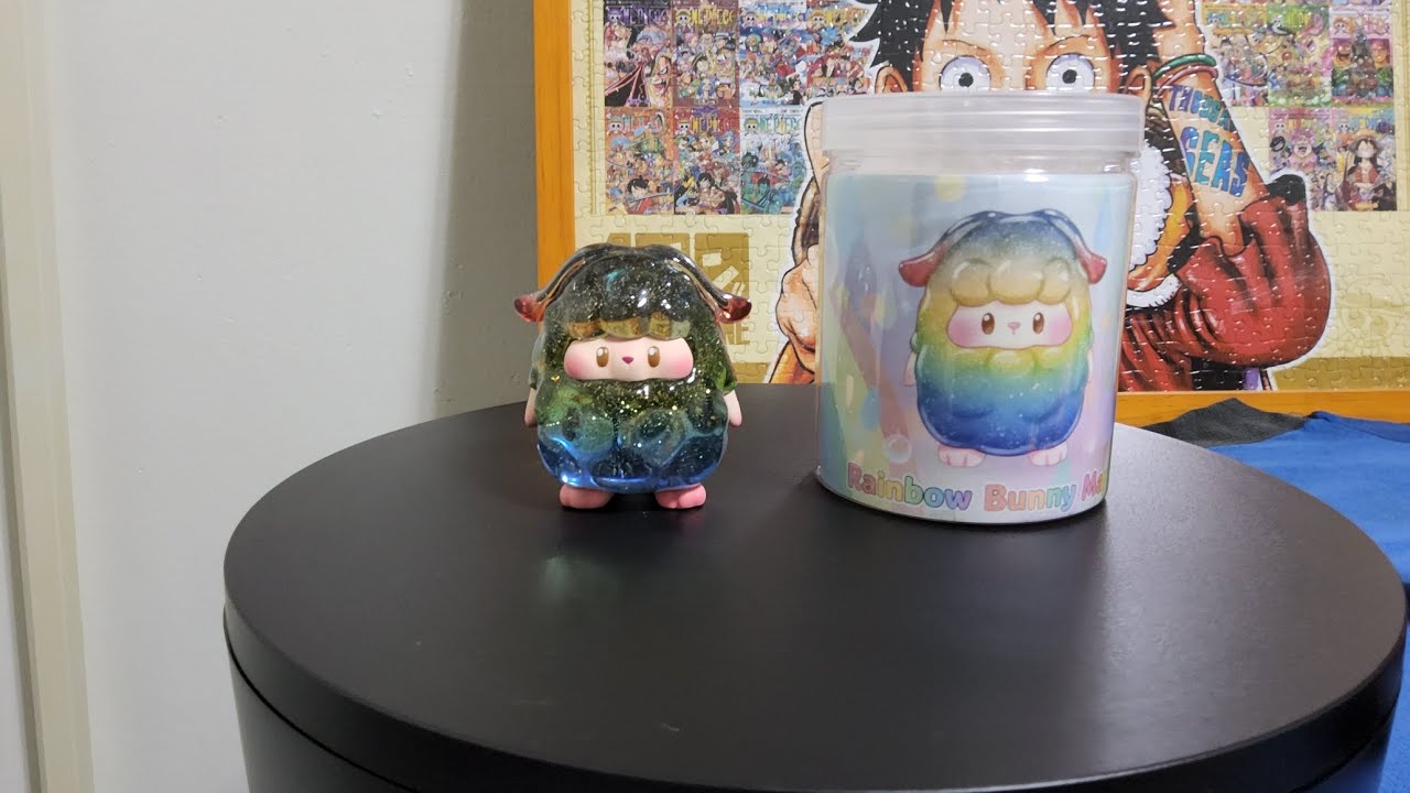 簡單開箱 設計師玩具 彩虹泡泡垂耳兔咩 Monster Hunter Wilds 毛絨包包（回復藥 熟肉）分享