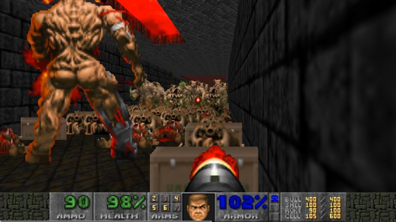 Doom II Salomons Kitchen  - Map 1 UV-MAX [TAS] in 44:30