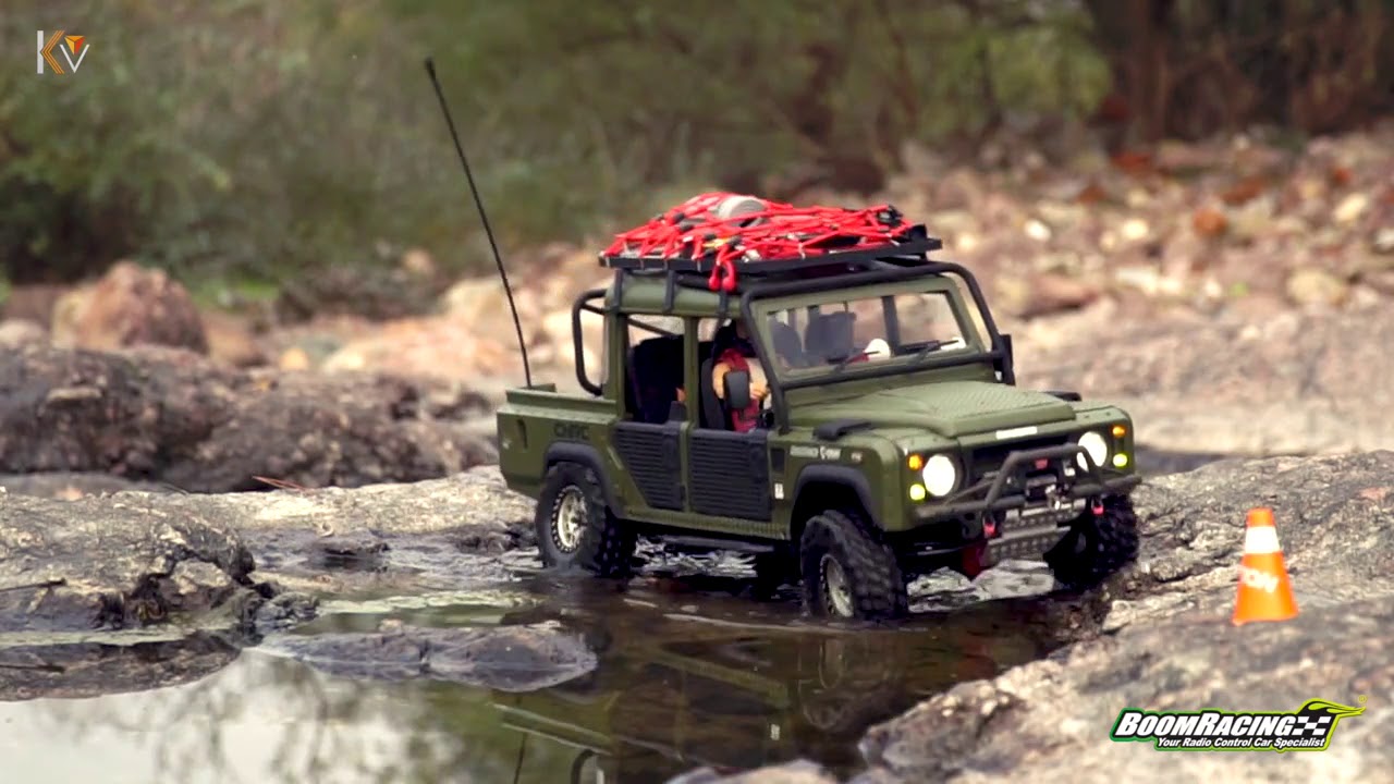 Boom Racing X Knight Customs Defender D110 Pickup Truck RC 4X4 Scale Pt 2