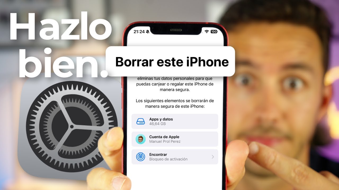 Cómo BORRAR TODO de iPhone para vender o robado ✅ Hazlo así...