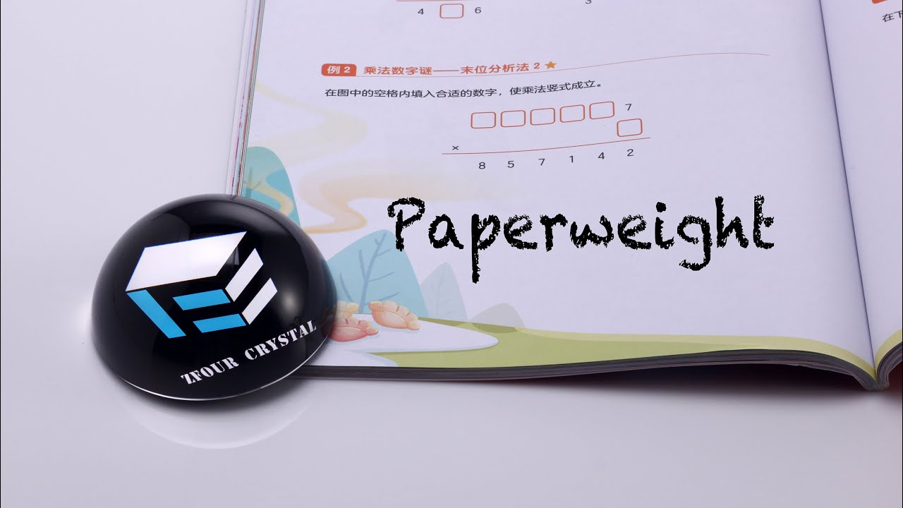 How To Make a Painted Crystal Paperweight By Magic Crystal Ball