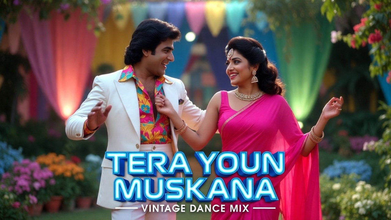 Tera Youn Muskana (Official Video) - 80s Retro Vintage Dance Mix | SAAZ | New Song 2026