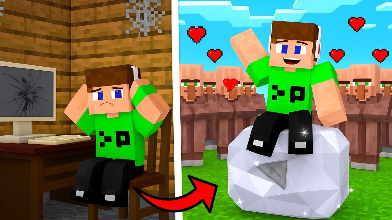 NOOB VIDEÓS vs PRO VIDEÓS A MINECRAFT-BAN! 😱