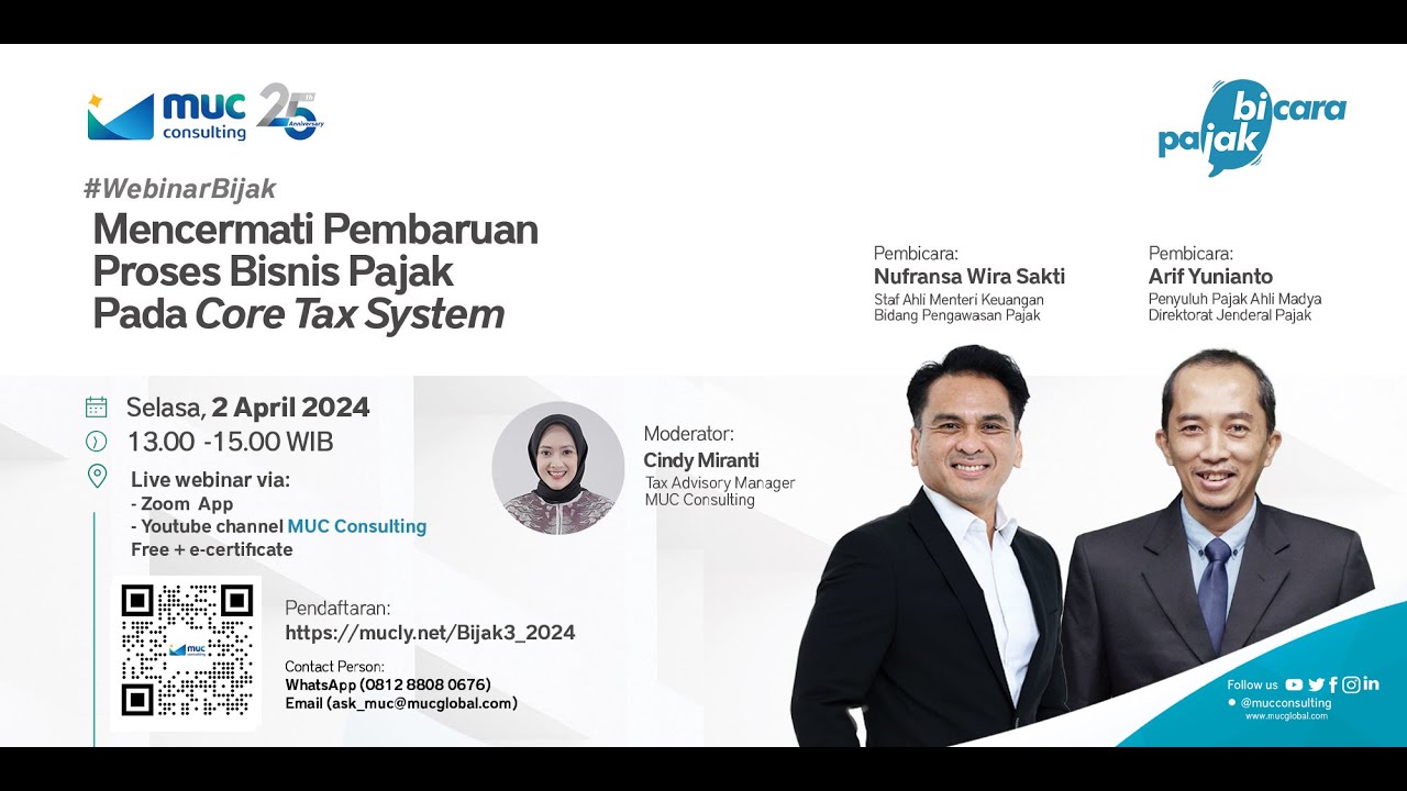 [Webinar Bijak] Mencermati Pembaruan Proses Bisnis Pajak Pada Coretax System