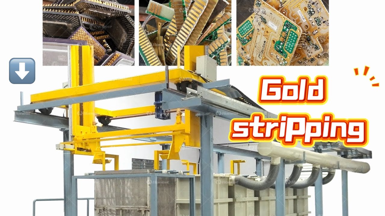 Extracting gold from waste PCB— Gold Stripping Equipment