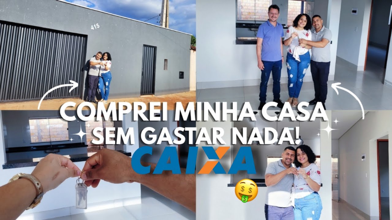 COMO COMPREI MINHA CASA FINANCIADA PELA CAIXA SEM GASTAR UM REAL DE ENTRADA! CONTEI TUDO! #6