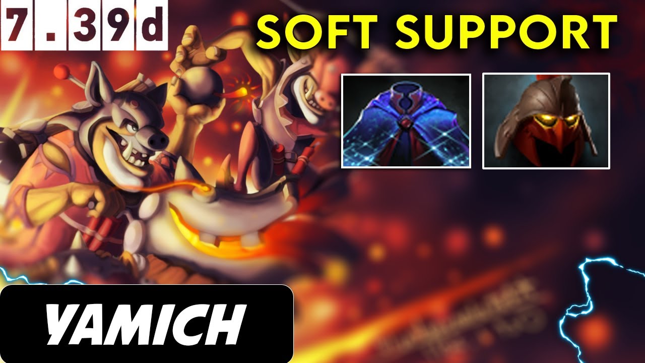Yamich Techies Soft Support - Dota 2 Patch 7.39d Pro Player Full Gameplay