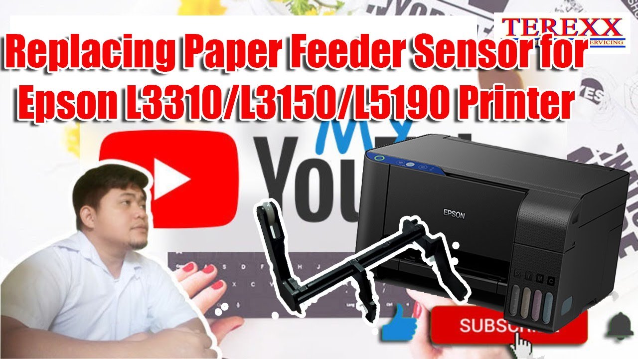 Reb blink Error EPSON Printer L3110/Broken sensor