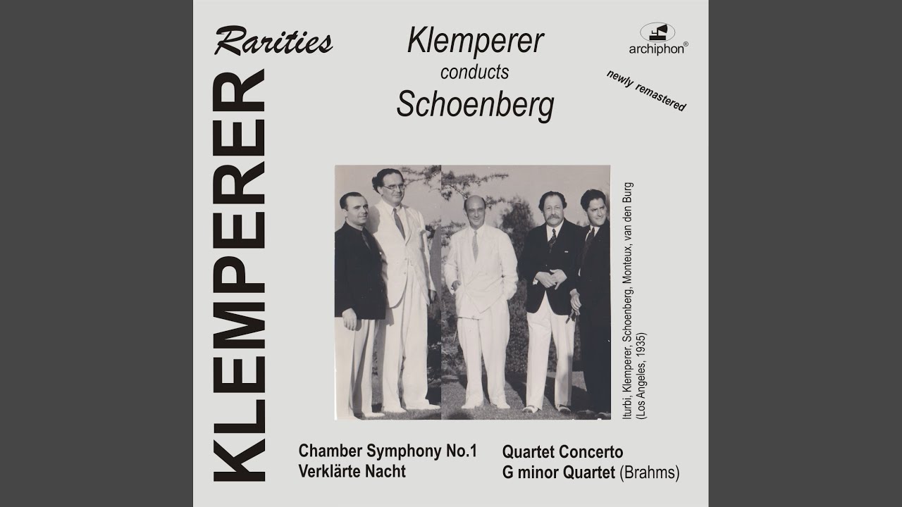 Verklarte Nacht (Transfigured Night) , Op. 4 (version for string orchestra)