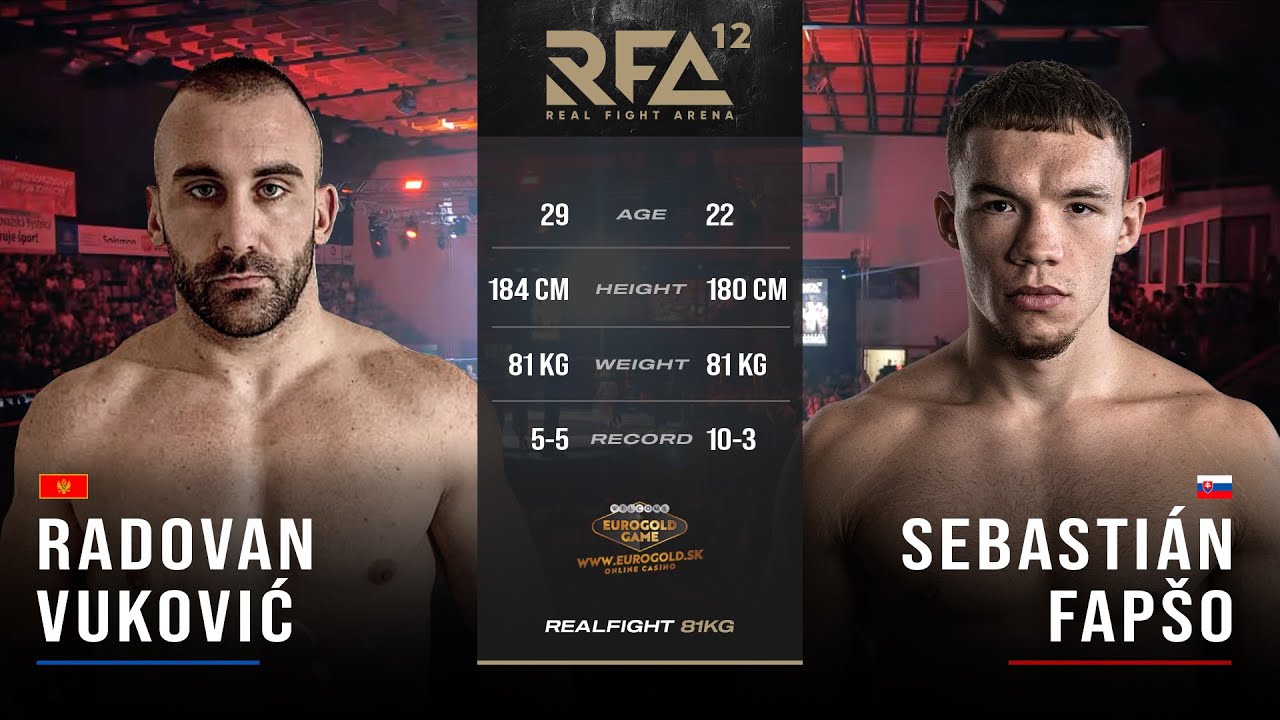 Radovan Vuković VS Sebastián Fapšo | RFA 12 | Považská Bystrica