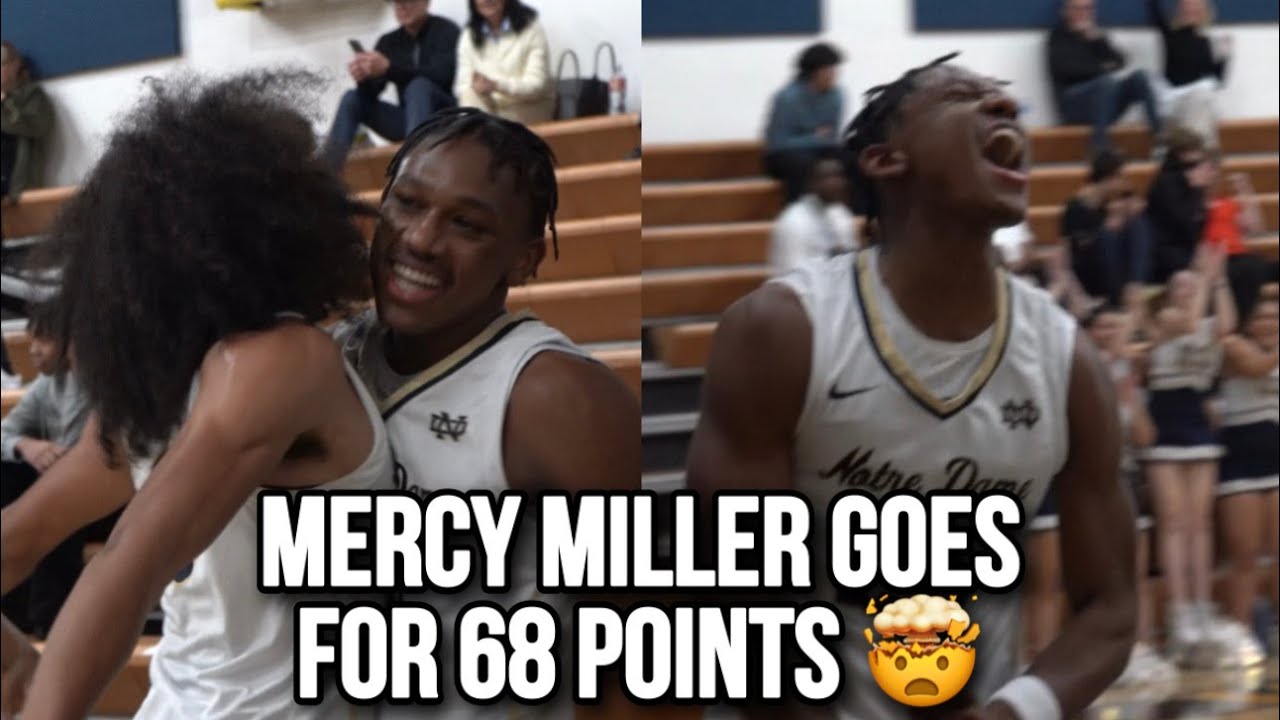 MERCY MILLER GOES FOR CAREER HIGH 68 POINTS! SETS SCHOOL RECORD!!