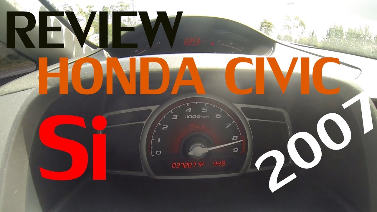 Civic Si 2007 @ 8.300 RPM - Review Alta RPM #01 - alta rpm