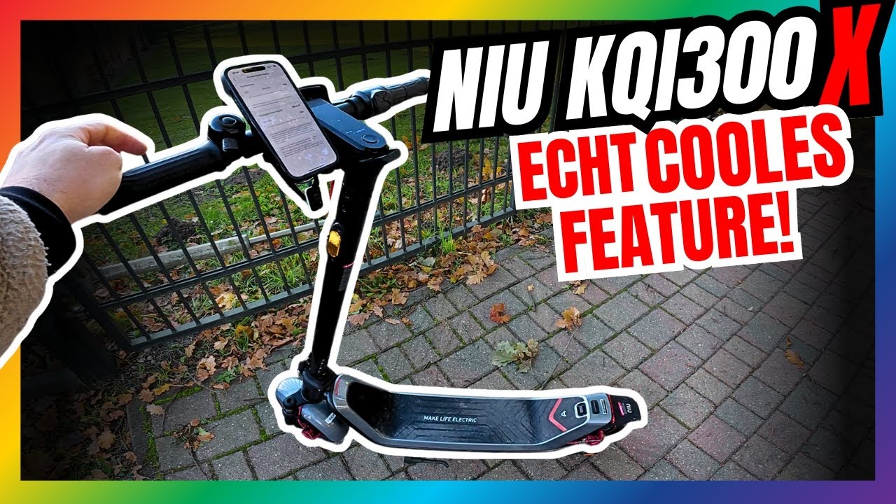 NIU KQi300X 🤯 Dieses coole FEATURE musst du kennen - es macht den Unterschied! #Niu #Test #escooter