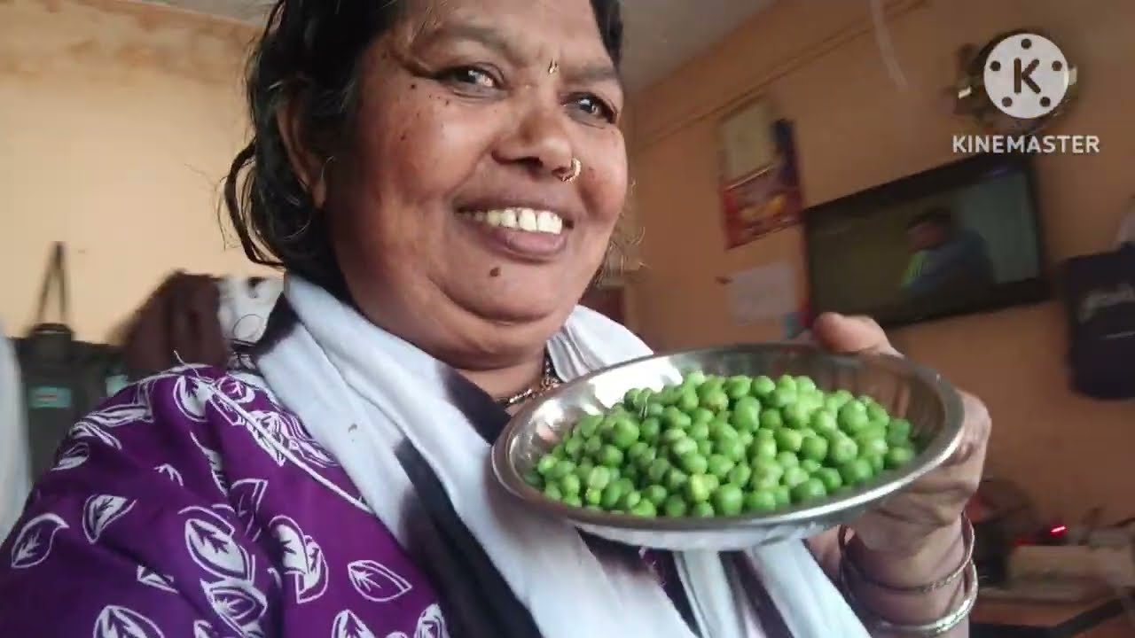 मटर फ्राय रेसिपी ☺️ वटाणा फ्राय म्हणजे मटर फ्राय 😙 वाटाणा फ्राय रेसिपी 🙂