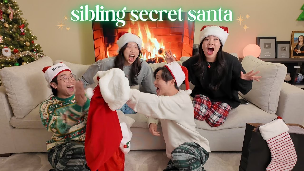 SECRET SANTA CHALLENGE WITH MY SIBLINGS *Vlogmas*