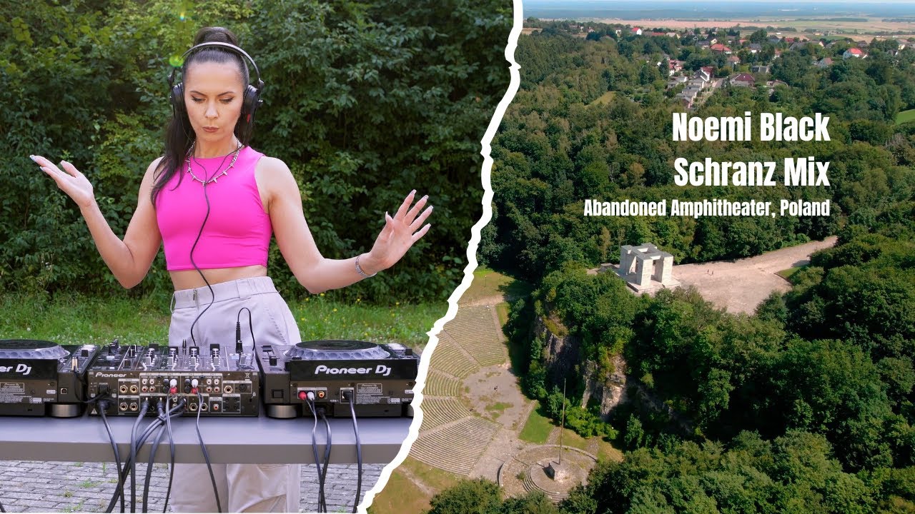 Noemi Black @ Abandoned Amphitheater, Poland // Schranz, Hard Techno // Live DJ set, 4K
