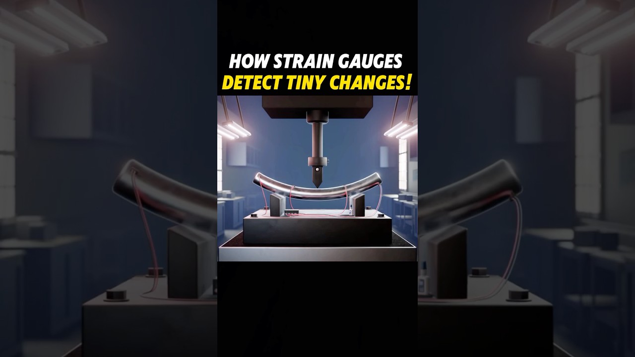 How strain gauges detect tiny changes #knowledge #strain #gauge #foryou #science