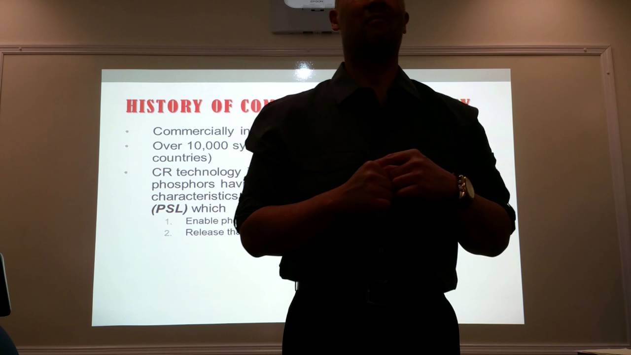 Professor Michael Frianeza's Lecture on Computed Radiography: Part 1