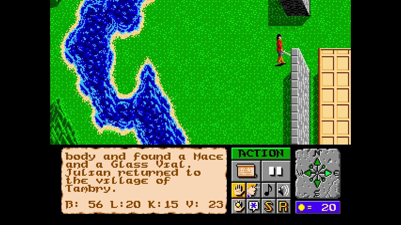 [TAS] Genesis The Faery Tale Adventure by Aqfaq in 22:29.85