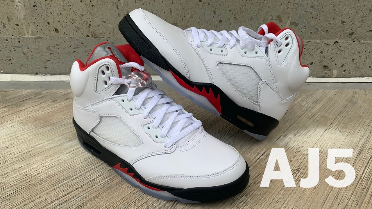JORDAN 5 FIRE RED - ¿Vale la pena? RESEÑA EN ESPAÑOL!!