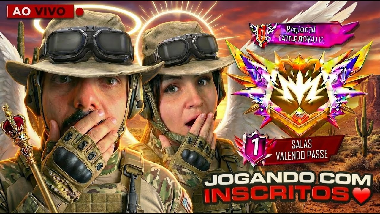 JOGANDO COM INSCRITOS AO VIVO 👑 SALAS PERSONALIZADAS 🪽💎