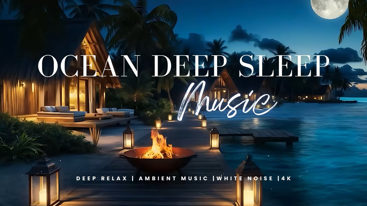 Ocean Waves Ambience for Relaxation and Study | 3 Hours Sea Beach Sounds 4K