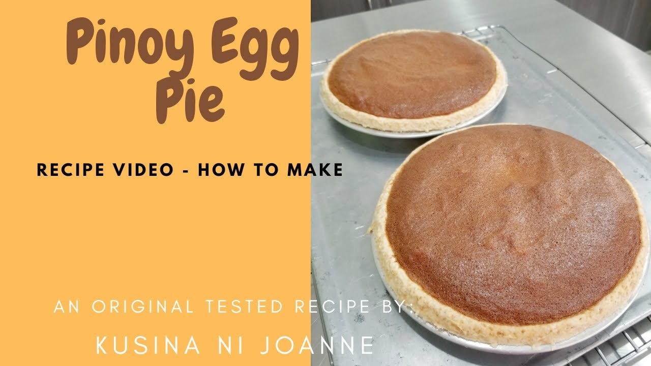 Pinoy Egg Pie Recipe Video