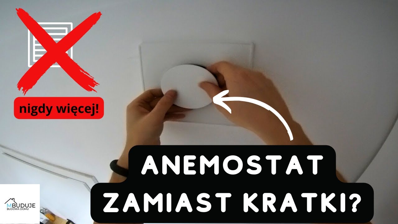 075 wymiana kratki na anemostat Nigdy więcej zwykłej kratki wentylacyjnej archon dom w zdrojówkach