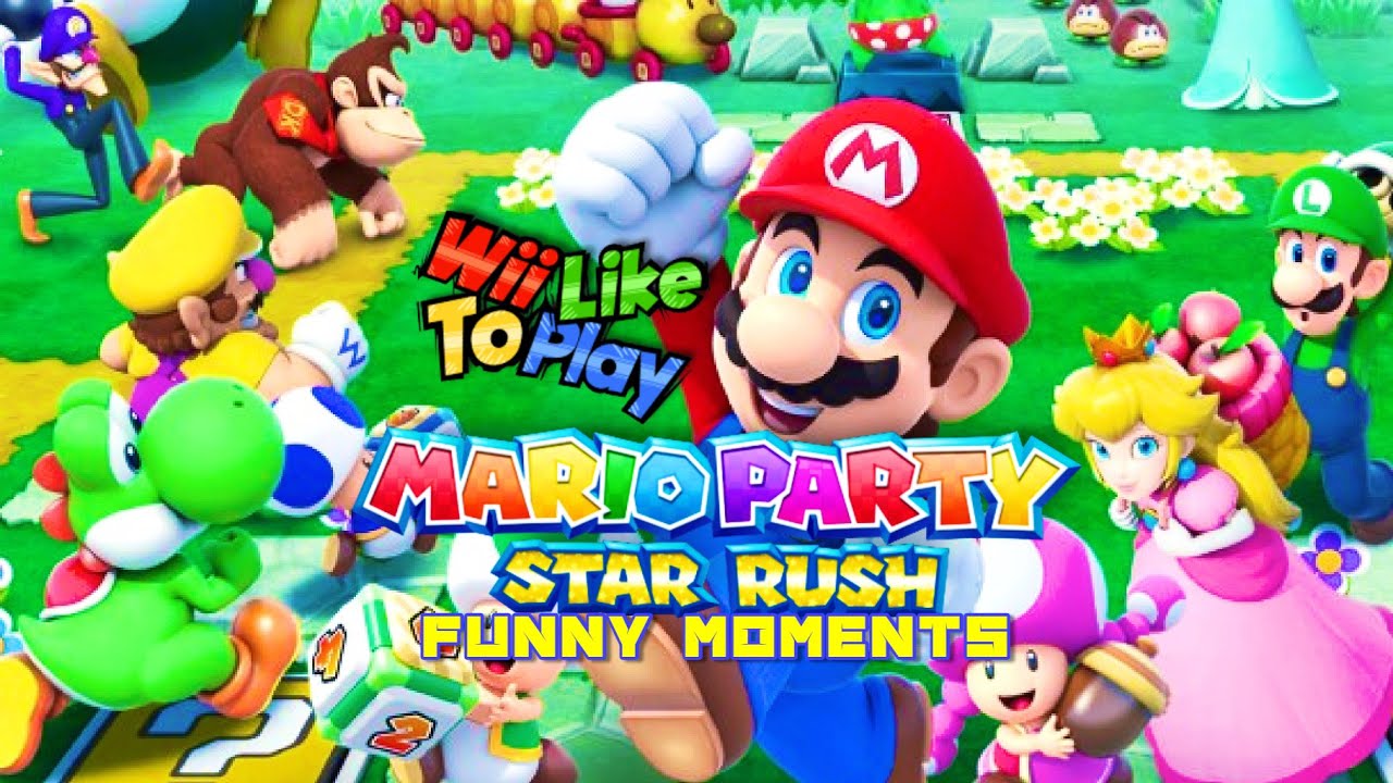 WiiLikeToPlay - Mario Party Star Rush Funny Moments