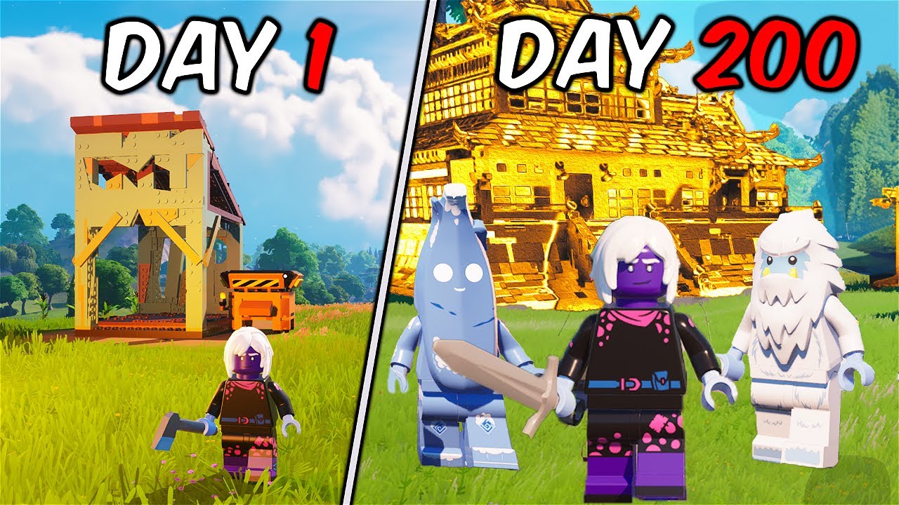 I Spent 200 Days in LEGO FORTNITE! Here's What Happened..