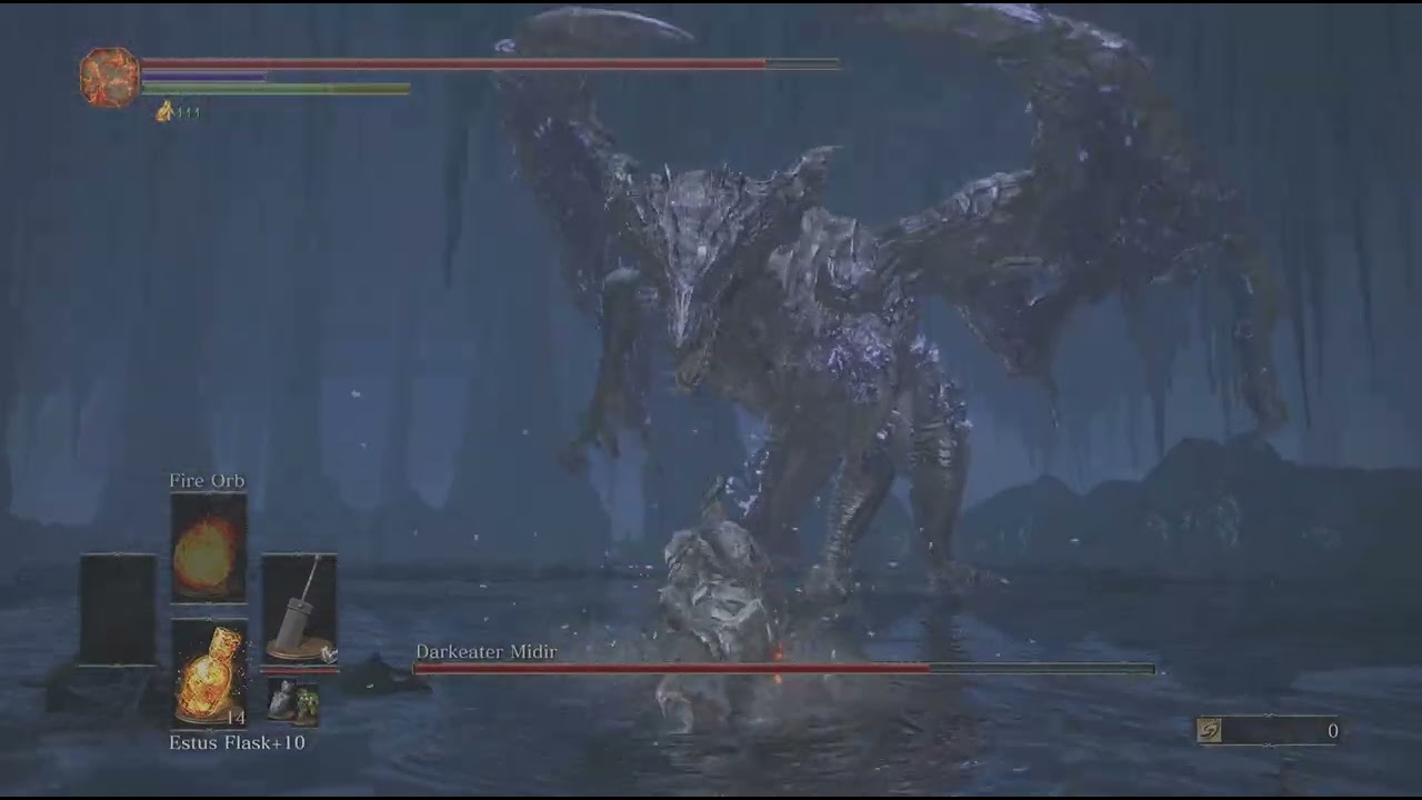 DARK SOULS III: The Fire Fades For DarkEating The Camera Angle Midir