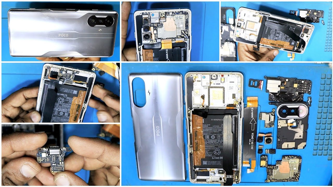 poco f3 gt disassembly / poco f3 gt teardown