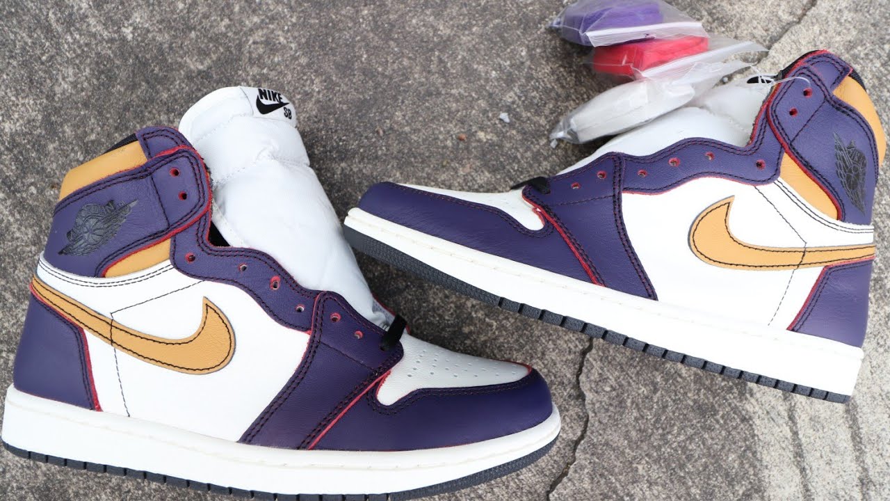 AIR JORDAN 1 X NIKE SB DEFIANT LAKERS