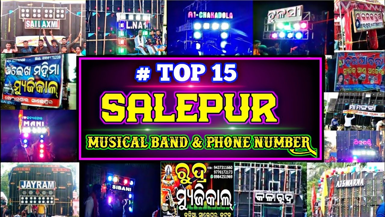 SALEPUR !! TOP~15 !! MUSICAL BAND !! PARTY !! WITH CONTACT PHONE NUMBER !! 