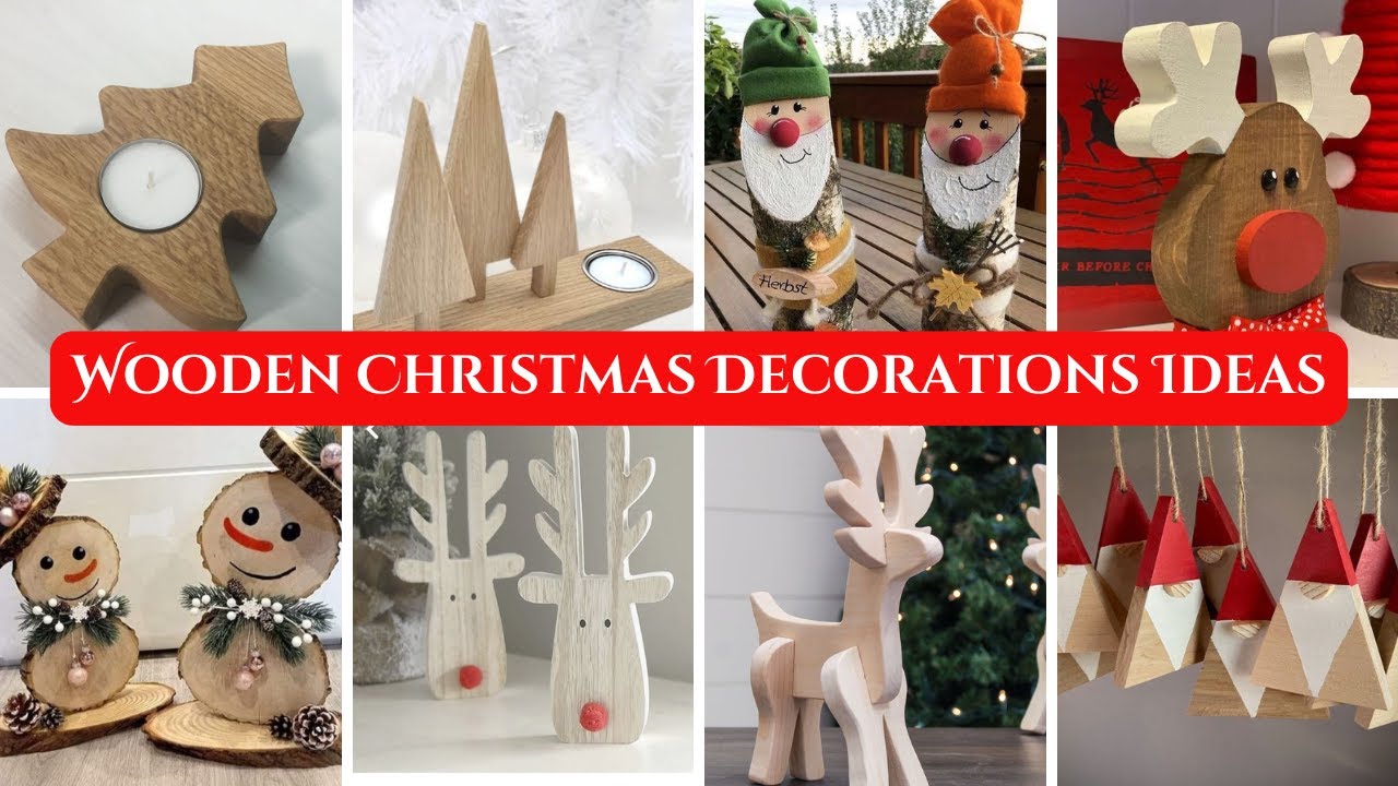 100+ Wooden Christmas Decorations / Last Minute Easy Wooden Projects for Christmas Seoson