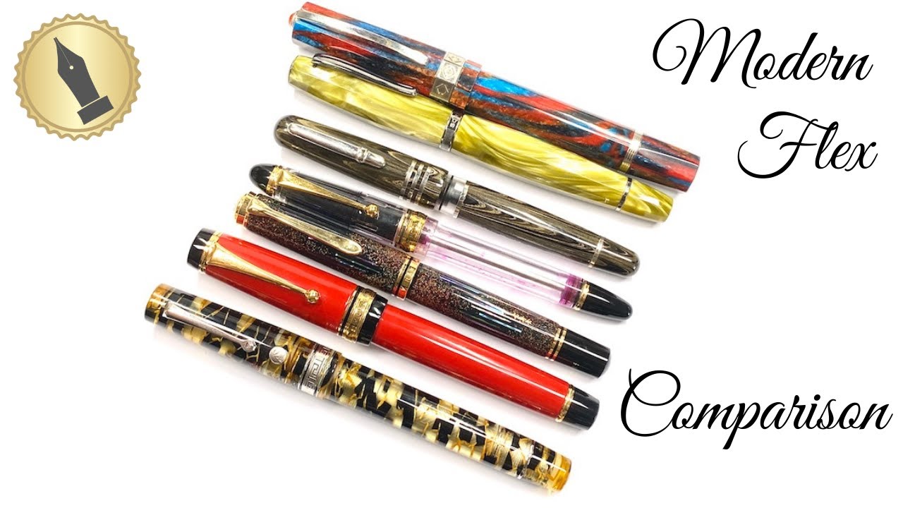 Modern Fountain Pen Flex Comparison