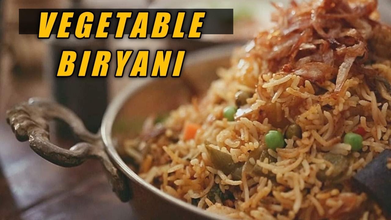 VEGETABLE DUM BIRYANI | Restaurant style Biryani | Lunch Box Recipe | #vegbiryani #lunchboxrecipe