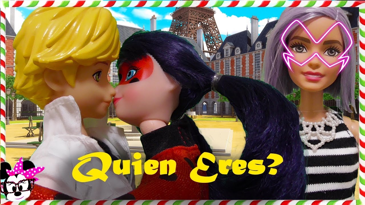 Marinette Ladybug y Adrien se besan: Episodios con muñecas Miraculous Ladybug