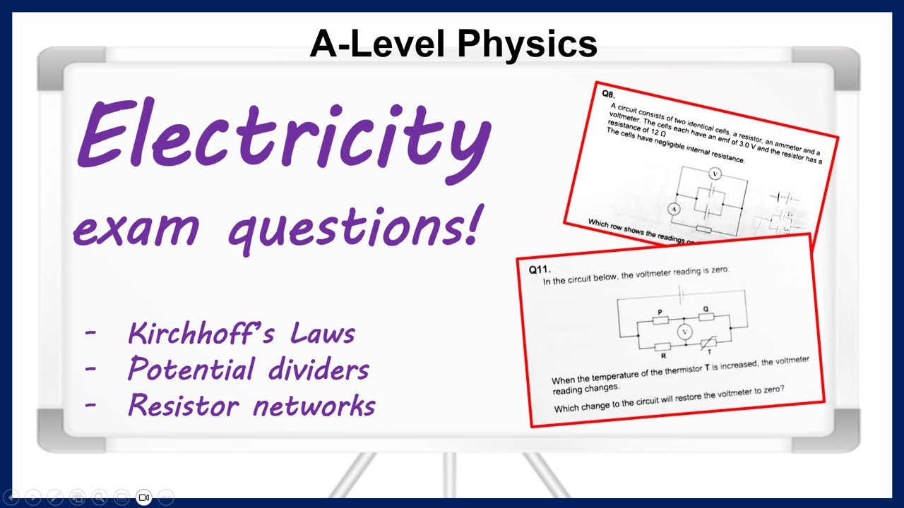 INSANELY hard Electricity exam questions!- A-Level Physics
