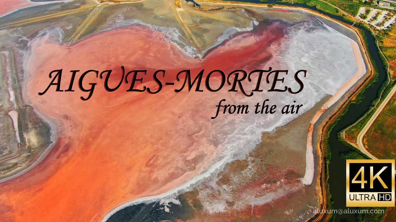 Aerial views of Aigues-Mortes France