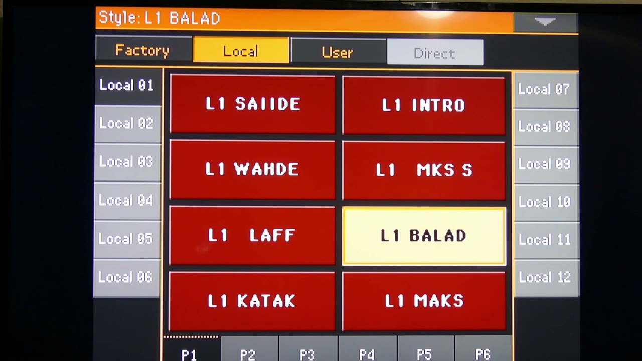 korg pa1000 mg edition ايقاعات