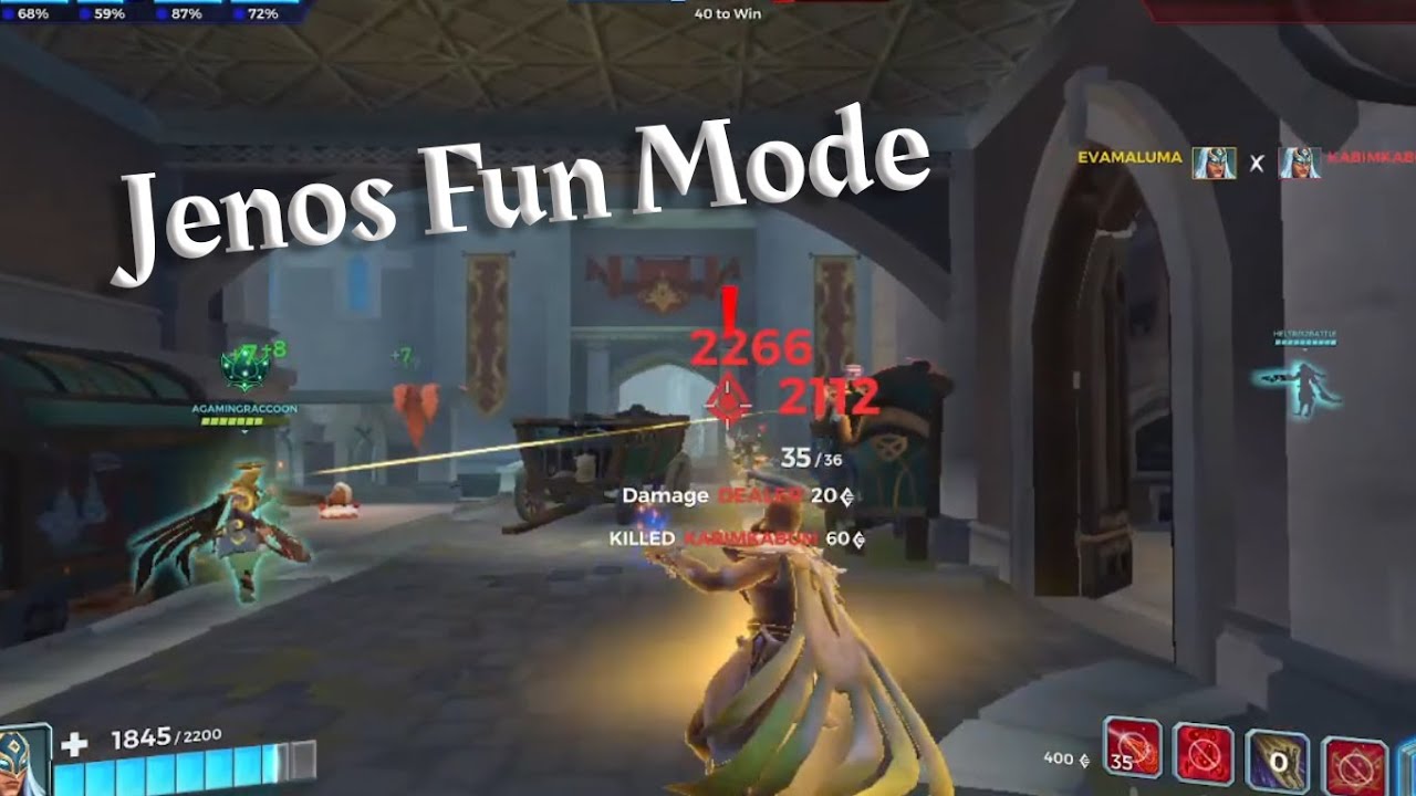 Jenos Ult all day long mode | Paladins Gameplay