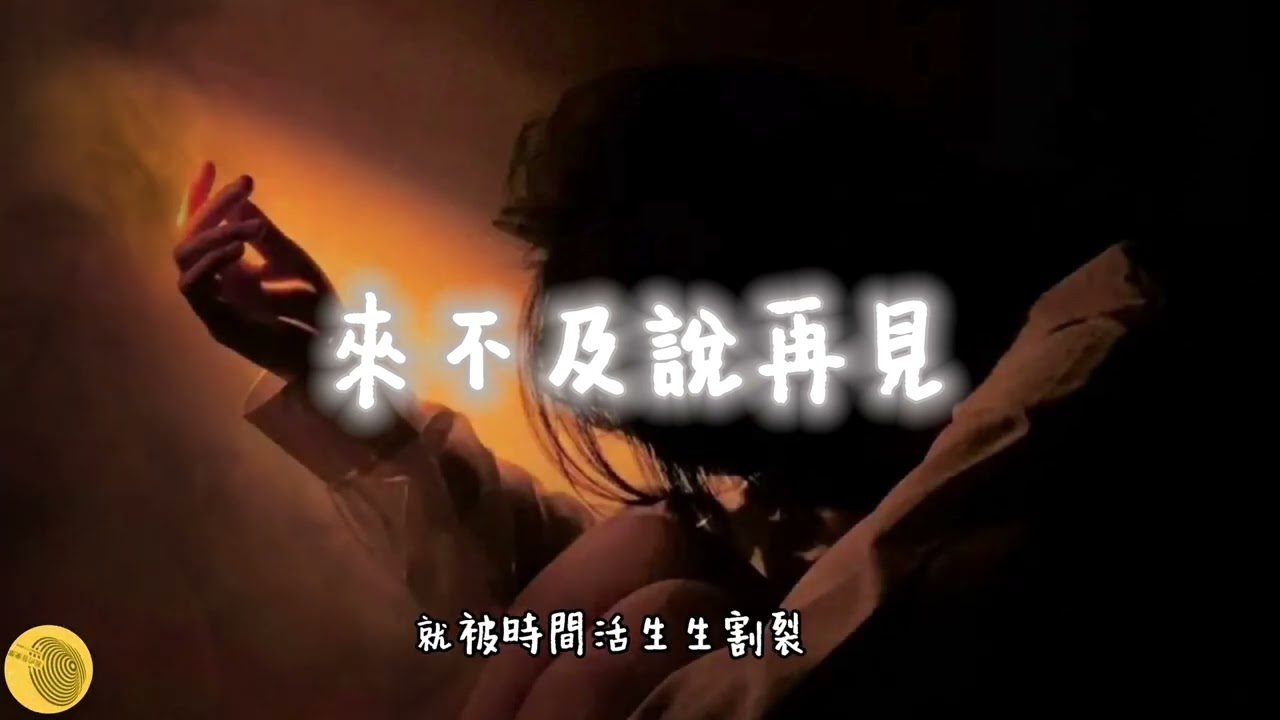 💔 〈來不及說再見〉｜Official Lyric Video#來不及說再見 #深夜情歌 #催淚必聽