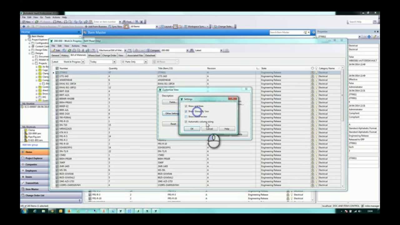 Autodesk Vault Professional Product Family Demo