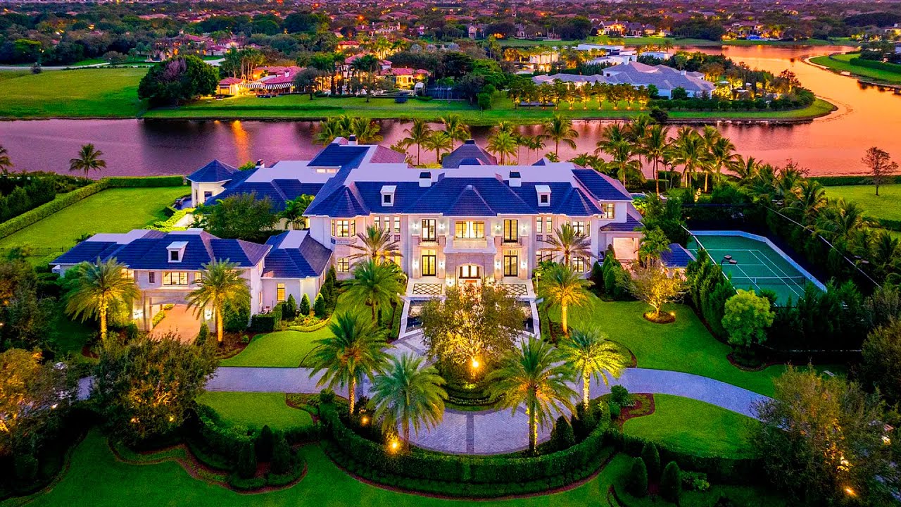 Luxurious expensive mega mansion in Delray Beach, Florida worth $27,500,000.