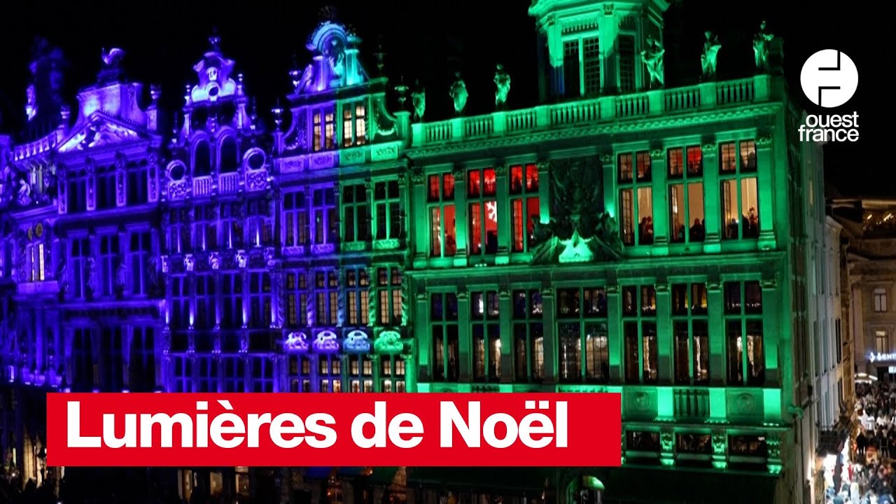 La Grand-Place de Bruxelles se pare de mille couleurs pour les f&ecirc;tes